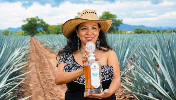Pamela with anejo tequila