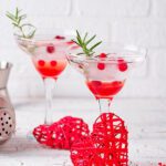 Organic tequila and cranberry