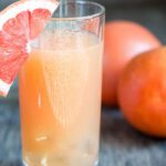 Organic tequila and grapefruit