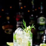 Organic tequila cobbler