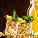 Organic tequila ginger beer