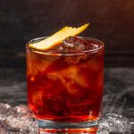 Organic tequila negroni