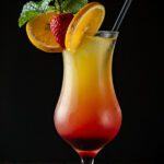 Organic tequila orange juice