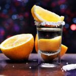 Organic tequila sparkler