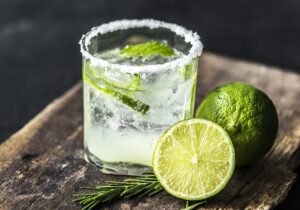 organic tequila gimlet cocktail