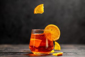 organic tequila negroni cocktail