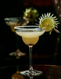 organic tequila sour cocktail