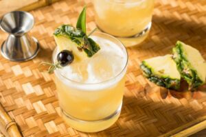 organic tequila pineapple cocktail