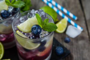 blueberry lemonade margaritas