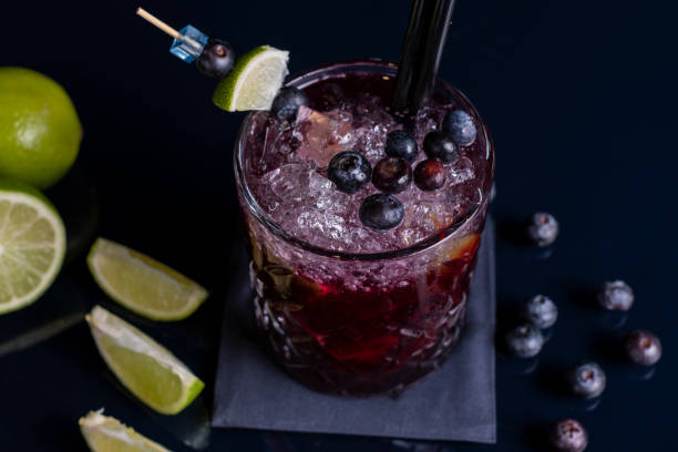 blueberry lemonade margaritas