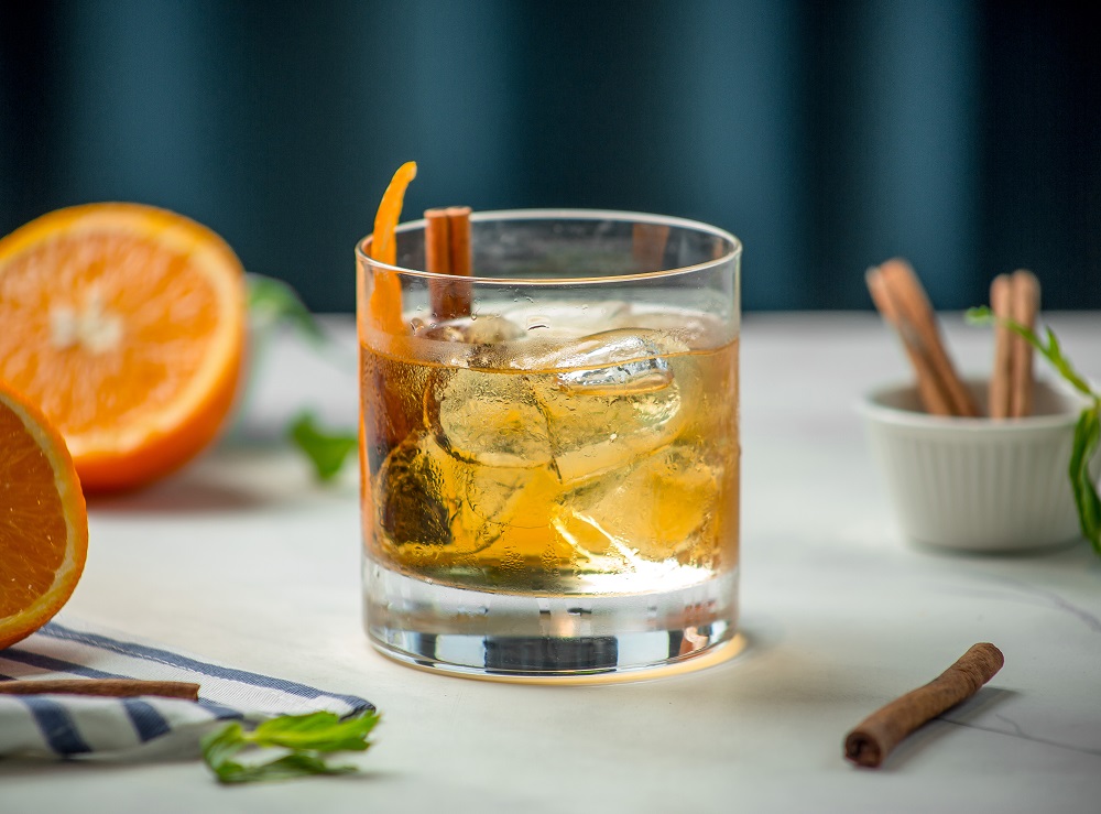 Tequila Old Fashioned cocktail