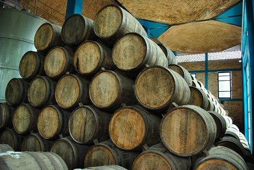 Tequila aging process